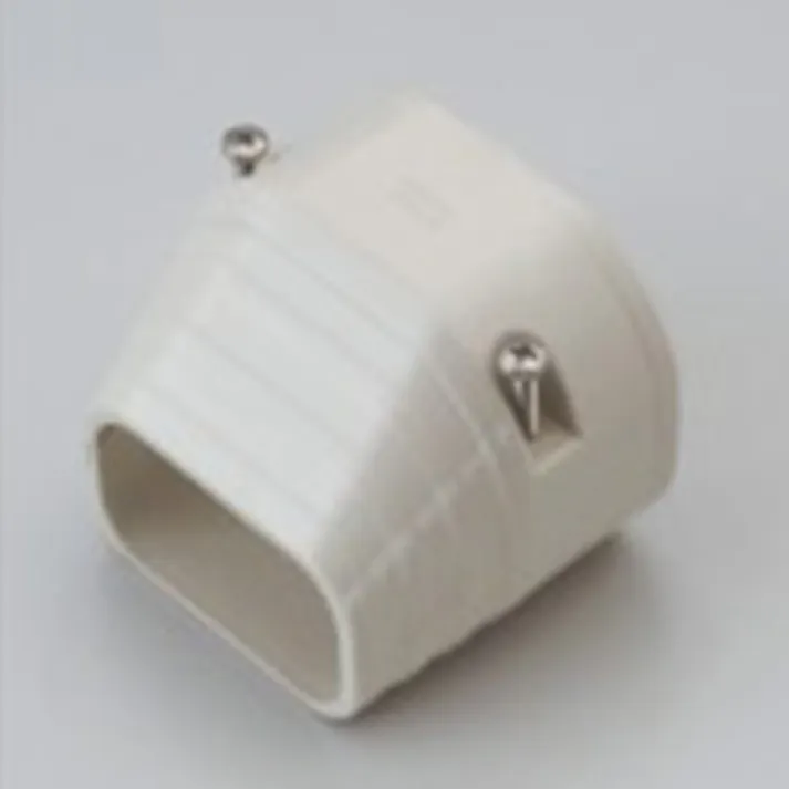 因幡電工 スリムダクトLD 端末カバー ブラック LDEN-70-K