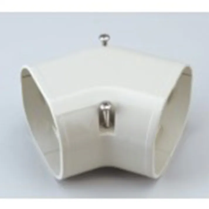 因幡電工 スリムダクトLD スリムコーナー 平面45度 アイボリー LDKF-70-I