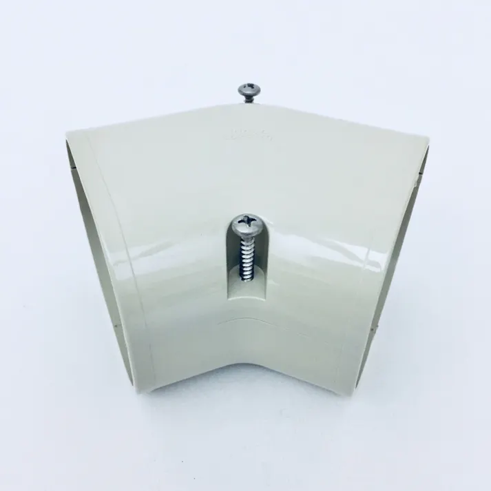 因幡電工 スリムダクトLD スリムコーナー 平面45度 アイボリー LDKF-70-I