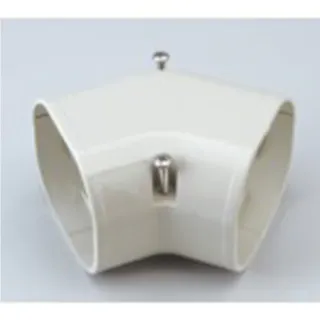 因幡電工 スリムダクトLD スリムコーナー 平面45度 ブラック LDKF-70-K