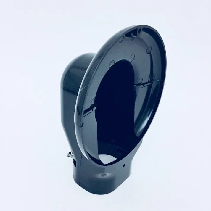 因幡電工 スリムダクトLD ウォールコーナー エアコンキャップ用 壁面取り出し ブラック LDWM-70-K