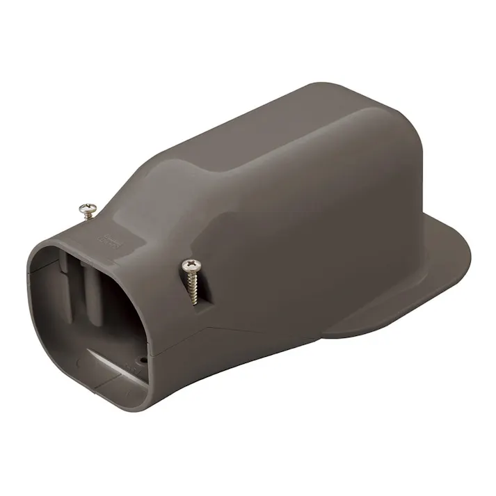 因幡電工 スリムダクトLD ウォールコーナー 壁面取り出し ブラウン LDW-90-B