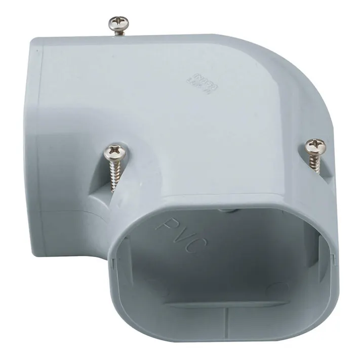 因幡電工 スリムダクトLD スリムコーナー 平面90度 グレー LDK-90-G