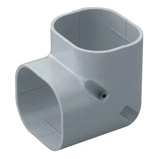 因幡電工 スリムダクトLD スリムコーナー 立面90度 グレー LDC-90-G