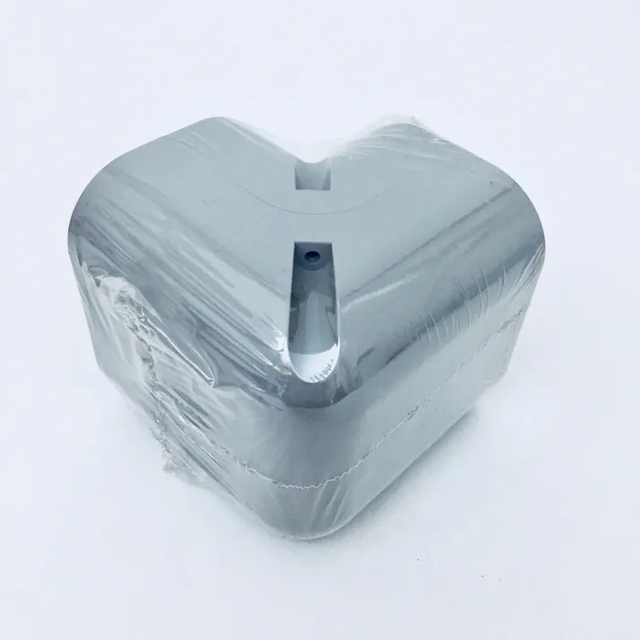 因幡電工 スリムダクトLD スリムコーナー 立面90度 グレー LDC-90-G