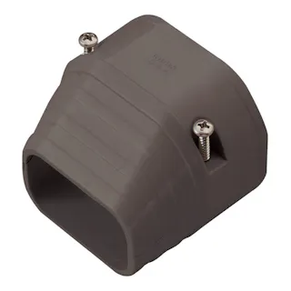 因幡電工 スリムダクトLD 端末カバー ブラウン LDEN-90-B