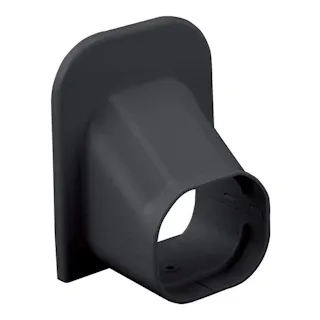 因幡電工 スリムダクトLD シーリングキャップ ブラック LDP-70-K