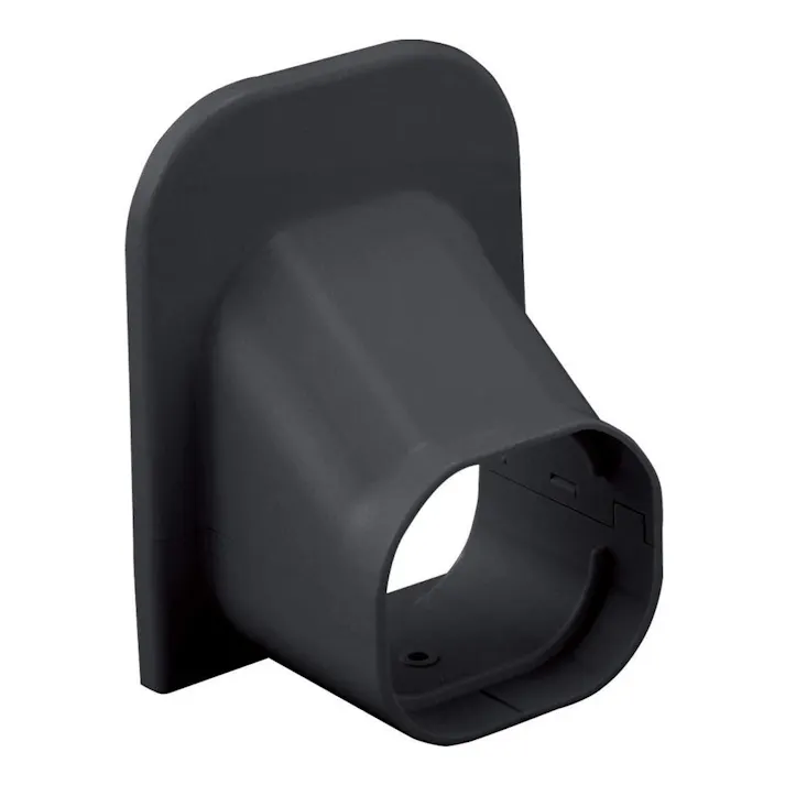 因幡電工 スリムダクトLD シーリングキャップ ブラック LDP-70-K