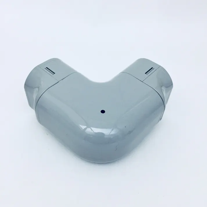 因幡電工 スリムダクトLD ひねり90度エルボ グレー LDN-70-G