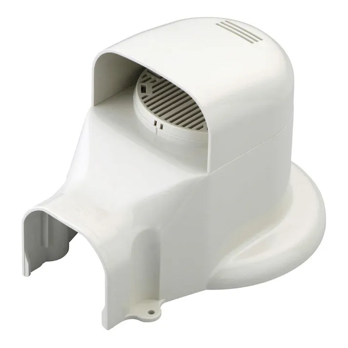 因幡電工 スリムダクトLD ウォールコーナー 換気エアコン用 壁面取り出し アイボリー LDWX-70-I