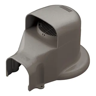 因幡電工 スリムダクトLD ウォールコーナー 換気エアコン用 壁面取り出し ブラウン LDWX-70-B