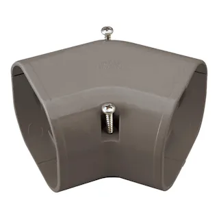 因幡電工 スリムダクトLD スリムコーナー 平面45度 ブラウン LDKF-90-B