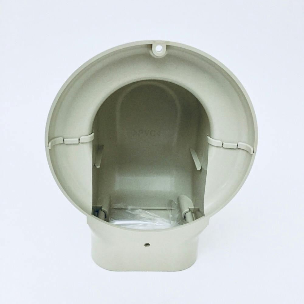 因幡電工 スリムダクトLD ウォールコーナー エアコンキャップ用 壁面