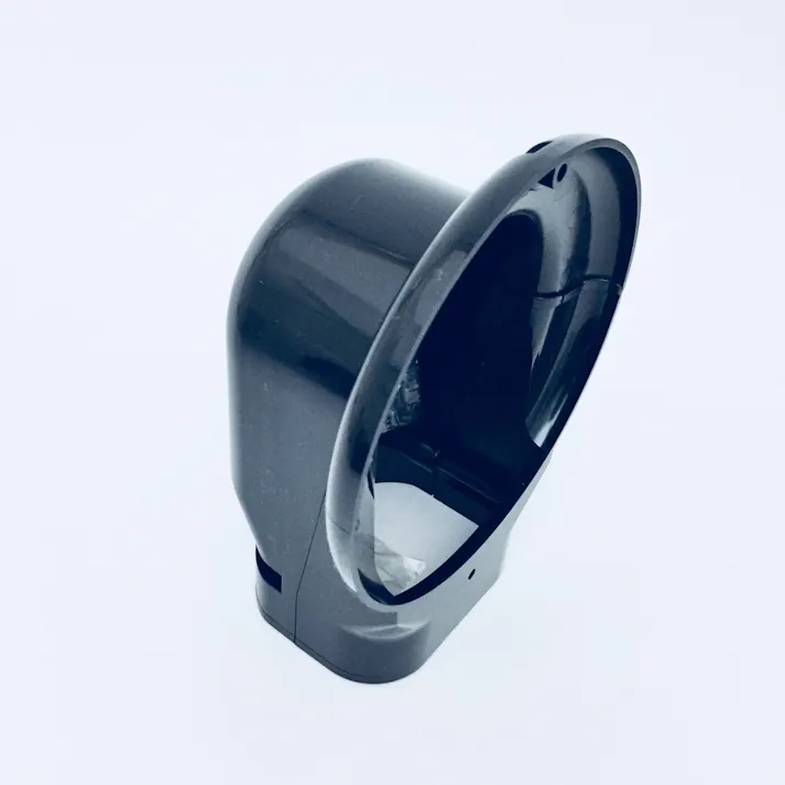 因幡電工 スリムダクトLD ウォールコーナー エアコンキャップ用 壁面取り出し ブラック LDWM-90-K