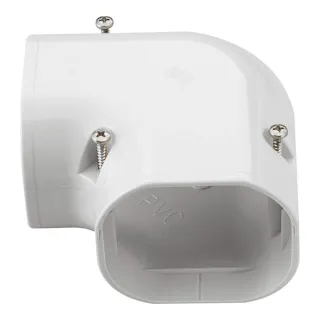 因幡電工 スリムダクトLD スリムコーナー 平面90度 ホワイト LDK-70-W