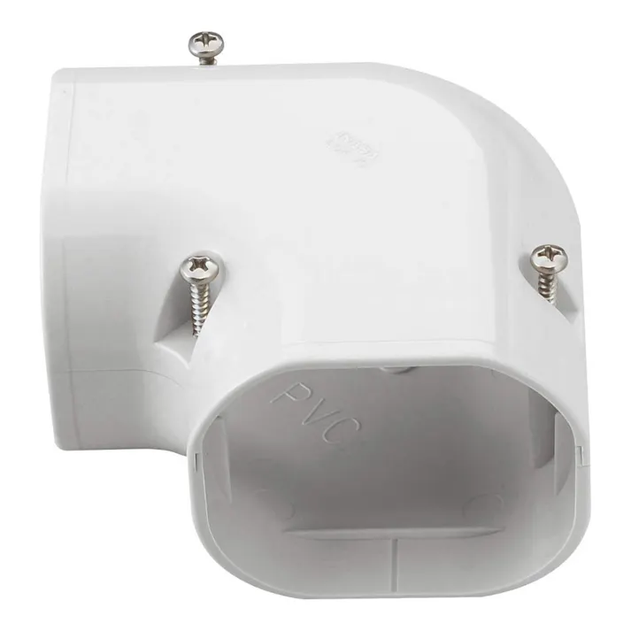 因幡電工 スリムダクトLD スリムコーナー 平面90度 ホワイト LDK-70-W