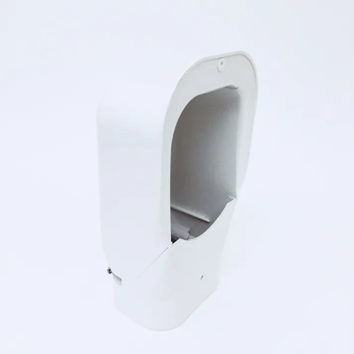 因幡電工 スリムダクトLD ウォールコーナー 壁面取り出し ホワイト LDW-90-W