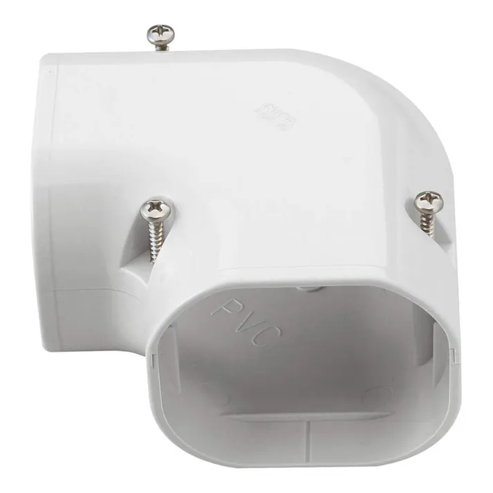 因幡電工 スリムダクトLD スリムコーナー 平面90度 ホワイト LDK-90-W