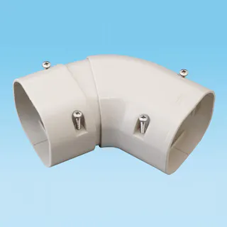 因幡電工 スリムダクトLD 平面自在コーナー アイボリー LDKS-70-I