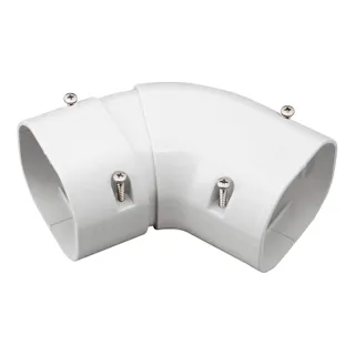 因幡電工 スリムダクトLD 平面自在コーナー ホワイト LDKS-70-W