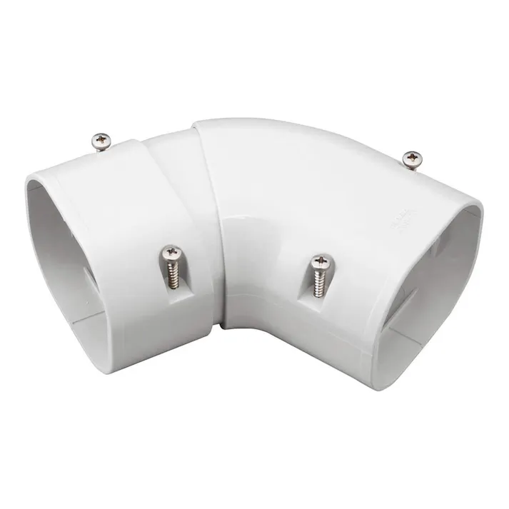 因幡電工 スリムダクトLD 平面自在コーナー ホワイト LDKS-70-W