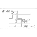 【CAINZ-DASH】因幡電機産業　電工営業統括部 Ｔ型チーズ（保温材付） NDDT-25【別送品】