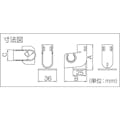 【CAINZ-DASH】因幡電機産業　電工営業統括部 ドレンラインホルダー　適合配管ＶＰ－２０ DL-H20N-G【別送品】