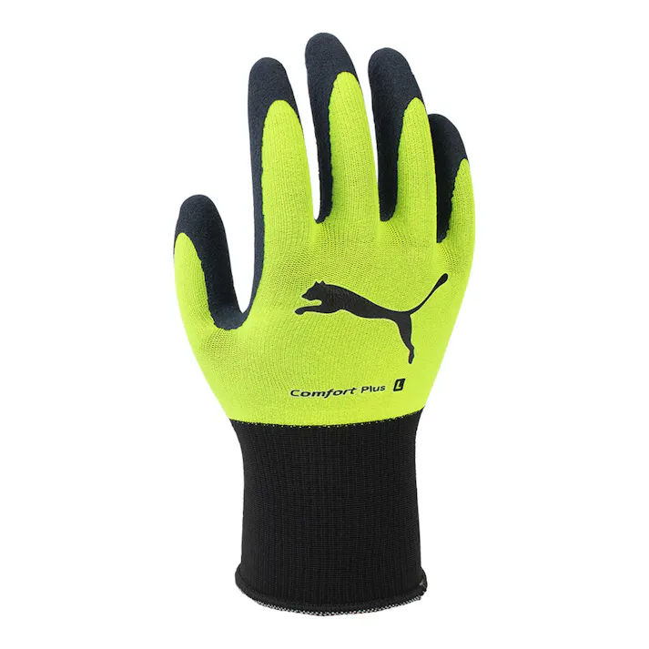 PUMAワークグローブ COMFORTPLUS イエロー XL PG1310