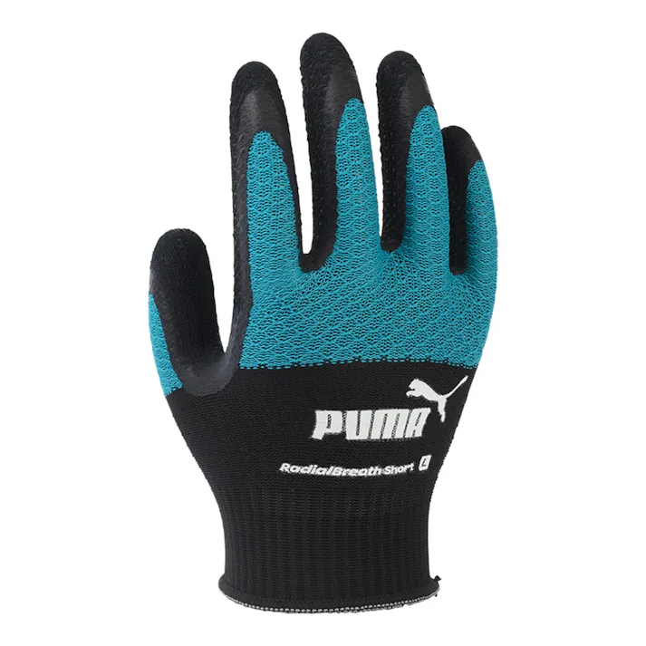 PUMAワークグローブ BREATHSHORT ブルー M PG1335