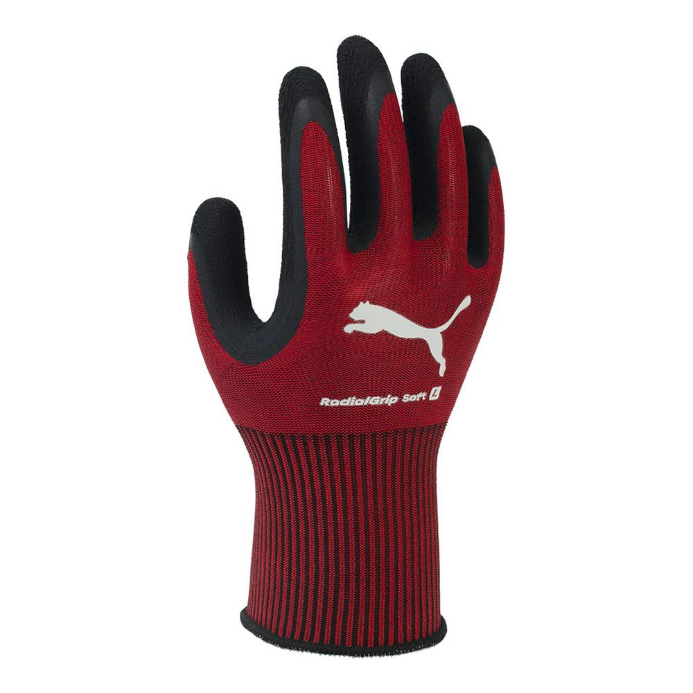 PUMAワークグローブ RADIALSOFT レッド L PG1360