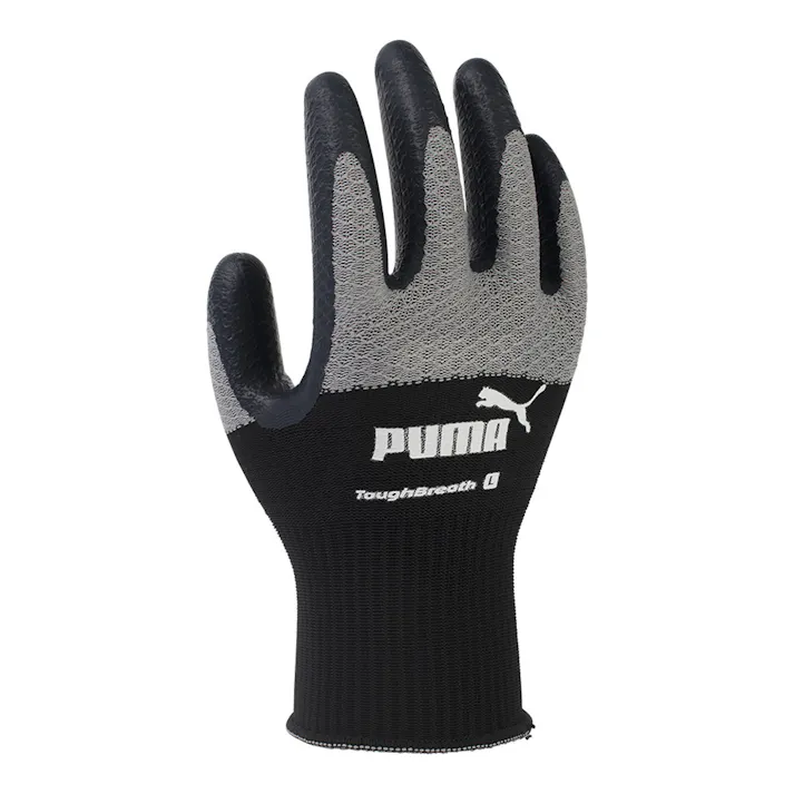 PUMAワークグローブ TOUGHBREATH グレー M PG1430