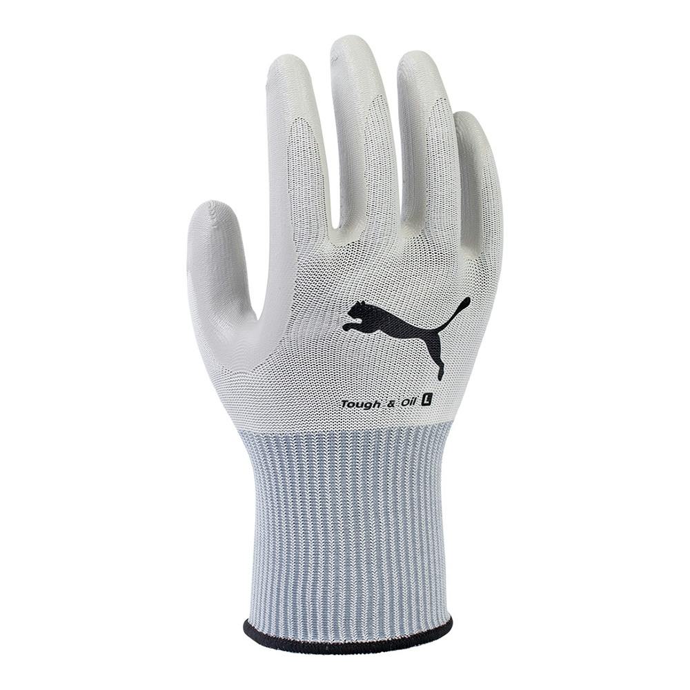 PUMAワークグローブ TOUGH＆OIL ホワイト M PG1520