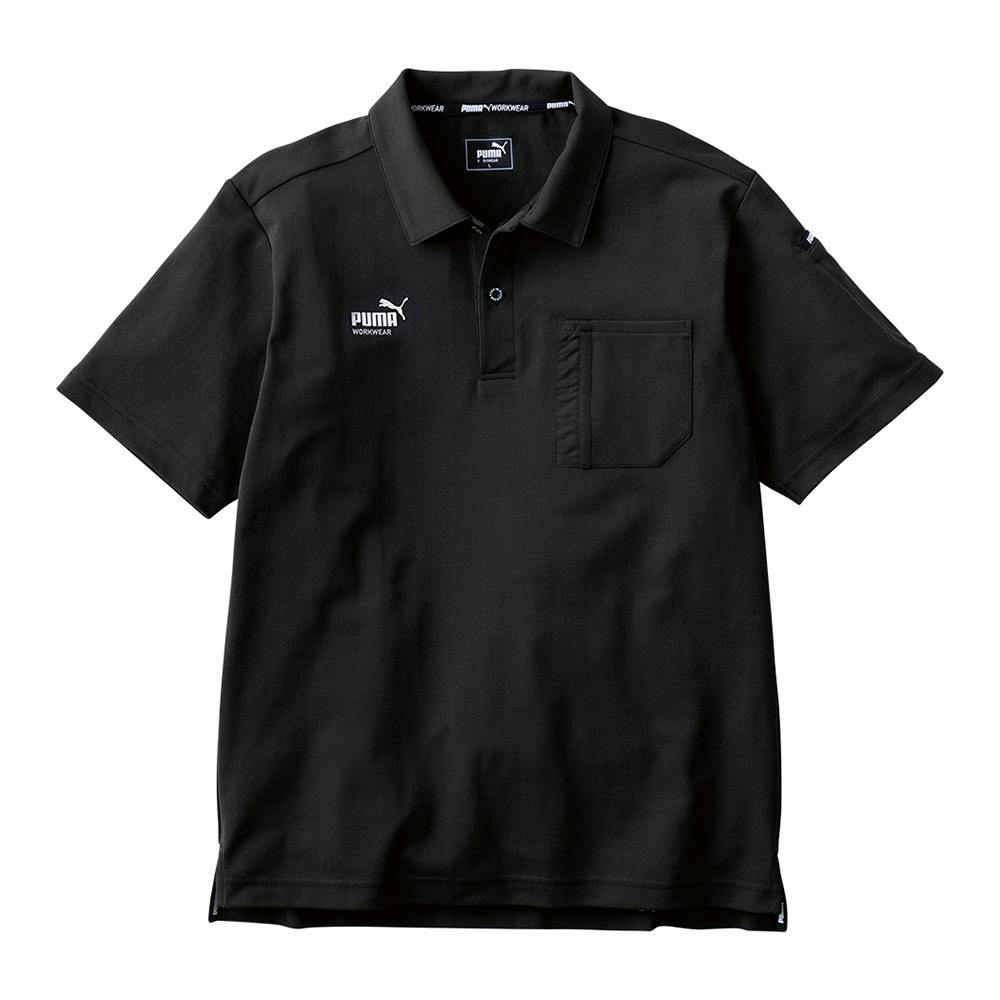 PUMA 半袖アクティブポロシャツ ブラック 3L