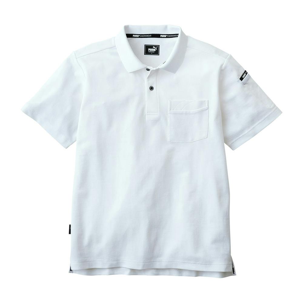 PUMA 半袖ポロシャツ ホワイト M