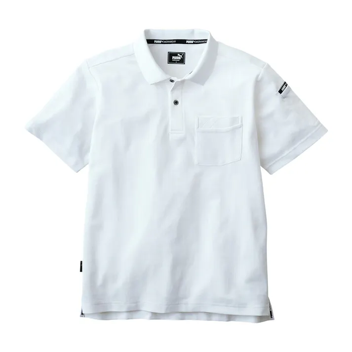 PUMA 半袖ポロシャツ ホワイト 3L