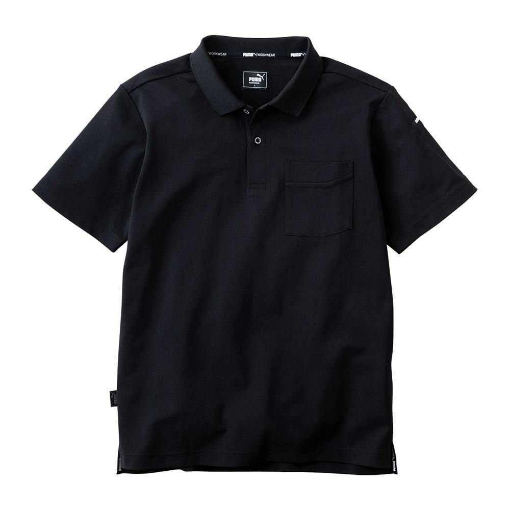 PUMA 半袖ポロシャツ ブラック L