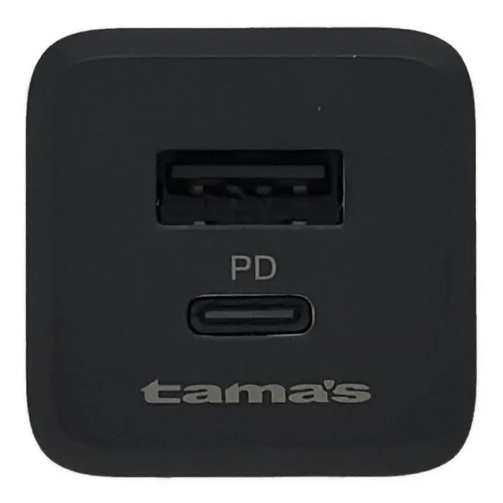 PD20W コンセントチャージャーC+A CtoCケーブル付き ブラック TAP156UCCC10K