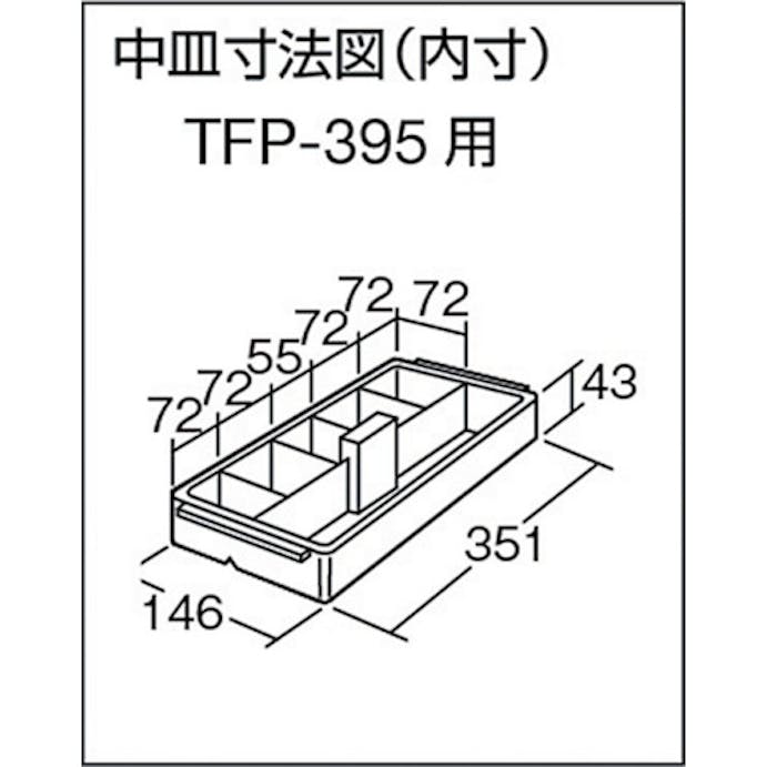 【CAINZ-DASH】トラスコ中山 バンパーボックス　全長４９３ｍｍ TFP-450【別送品】