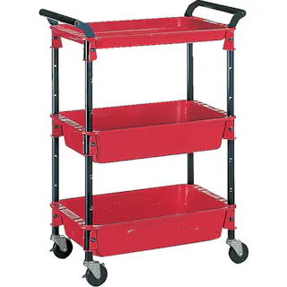 【CAINZ-DASH】トラスコ中山 ツールワゴンロイヤル 654X361X887 深2浅1 TWR-2【別送品】