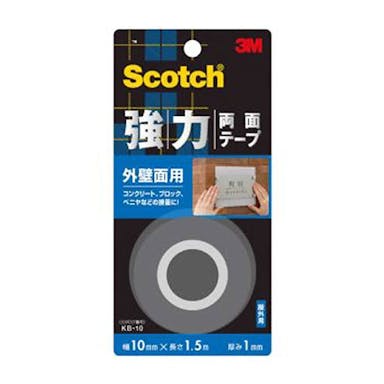 3M スコッチ(R) 強力両面テープ 外壁面用 10 1.5 KB-10(販売終了)