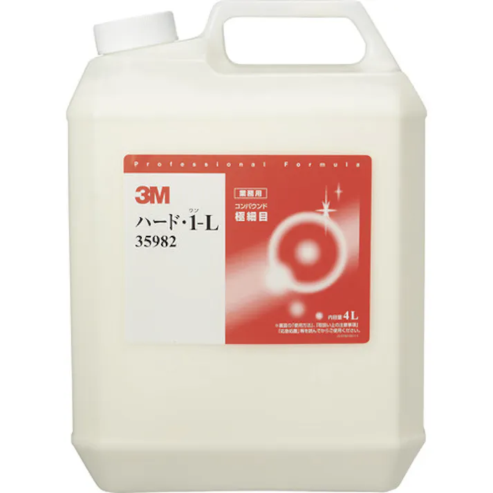 【CAINZ-DASH】スリーエム ジャパンオート・アフターマーケット製品事業部 コンパウンド ハード・1-L 大容量製品 4L 35982【別送品】