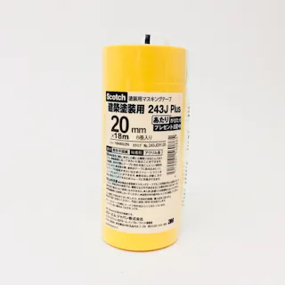 3M スコッチ 建築塗装用 マスキングテープ 243J 幅20mm×長さ18m 6巻入