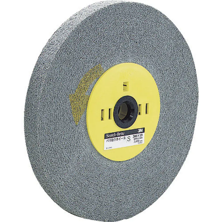 【CAINZ-DASH】スリーエム ジャパン研磨材製品事業部 バリ取りホイール S #400相当 200X25X25mm BARITORI S 200X25【別送品】
