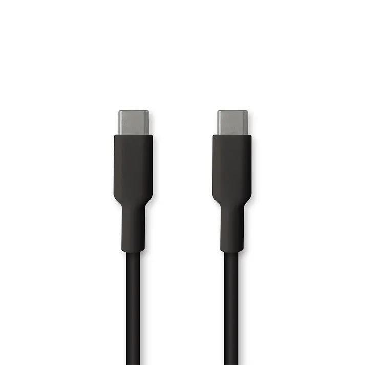 PD対応 Type-C to Type-Cケーブル 1.0m ブラック CD-C100BK