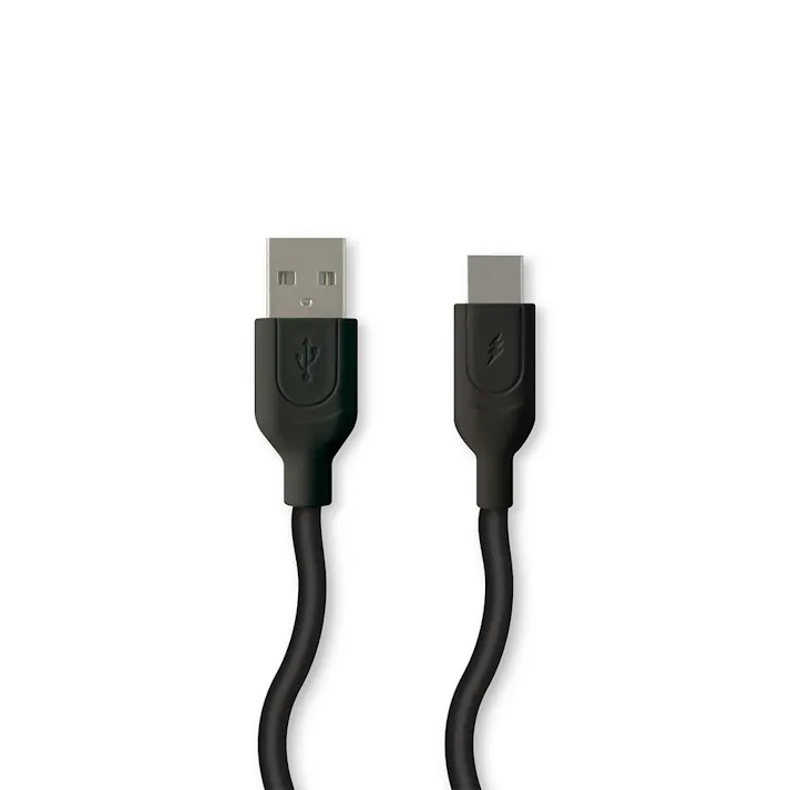 やわらかシリコンType-Cケーブル 1m ブラック