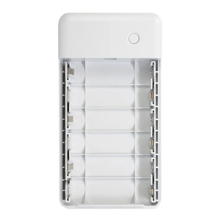 Type-C端子対応乾電池6本式充電器 電池別売 BCC6-01WH