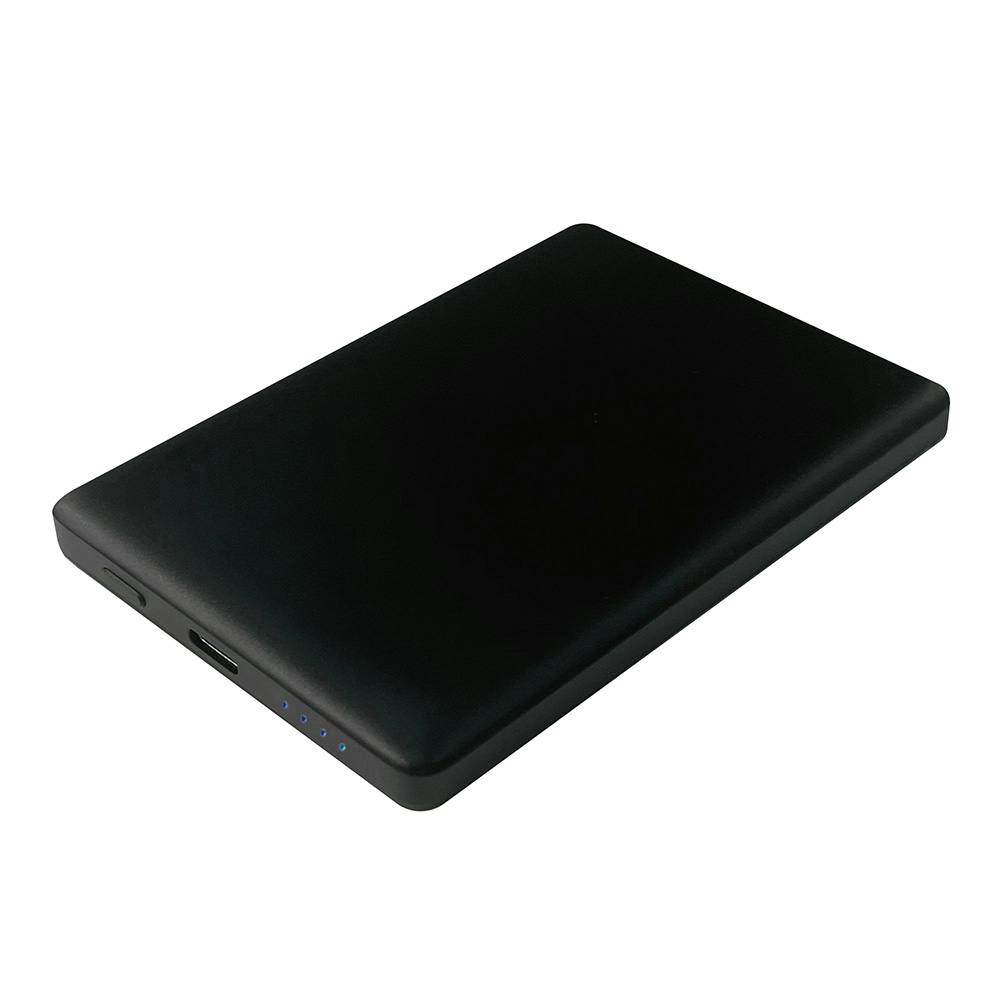 薄型マグネット式モバイルバッテリー 5000mAh BK