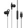 Type-C端子 やわらかイヤホン DAC搭載 ブラック ESM-C201BK