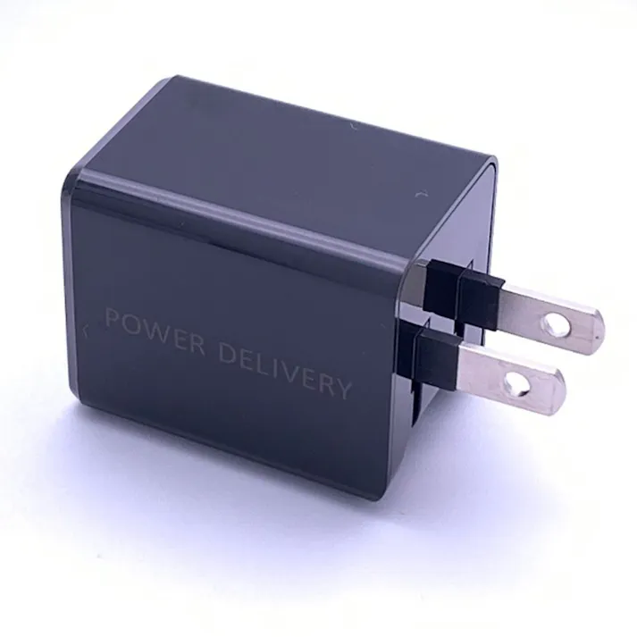 Type-C パワーデリバリー対応AC充電器 最大18W出力 1ポート ブラック