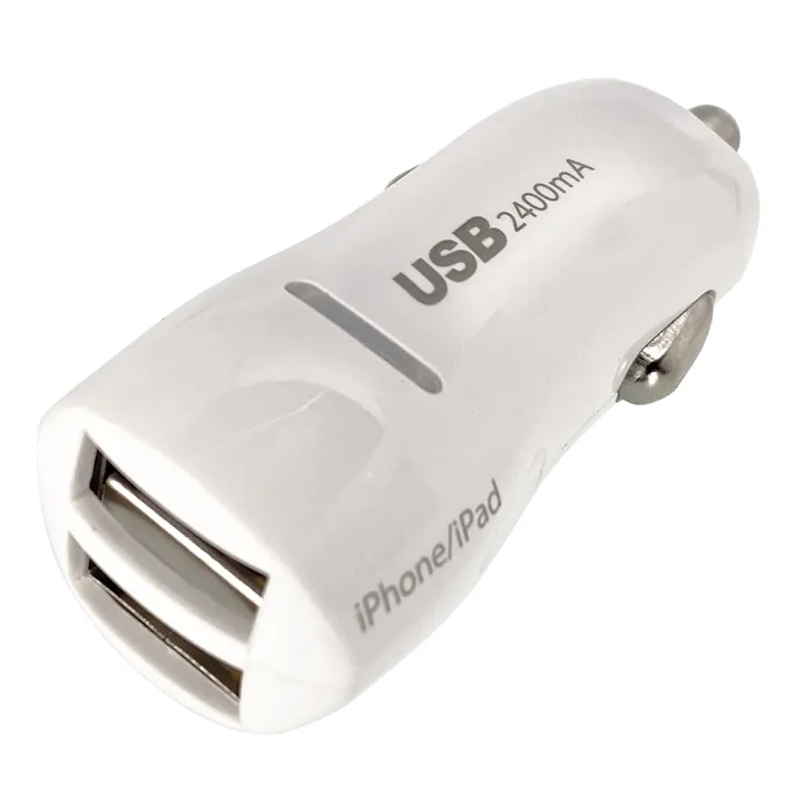 DC-USB充電器 2.4A 2P CAZ-DCU224W